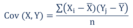 fórmula de covariância